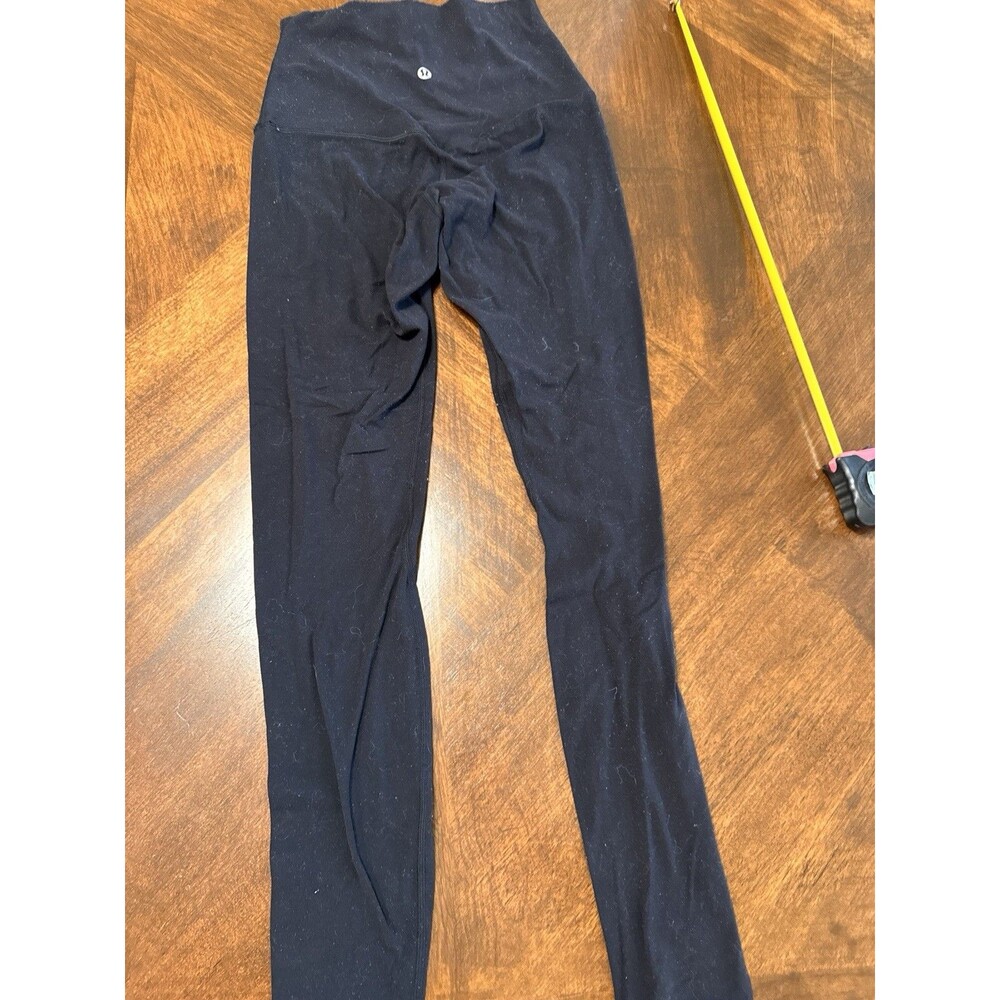 Womens Lululemon Black Full Length Leggings 22"inch waist